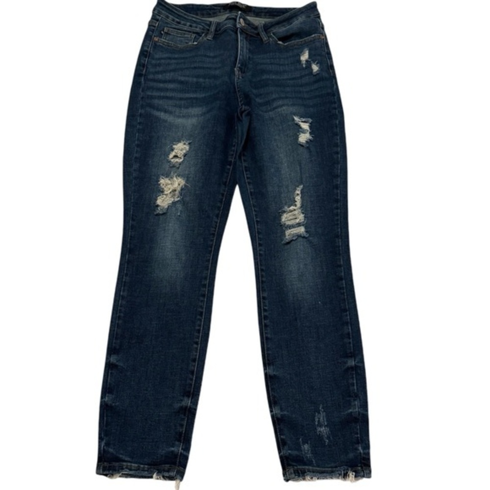 Judy Blue Evansville Mid-Rise Relaxed Fit Denim Jean